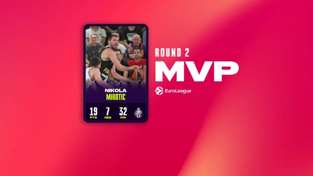 Форвард "Монако" – MVP 2-го туру Євроліги 2 Форвард "Монако" – MVP 2-го туру Євроліги 1