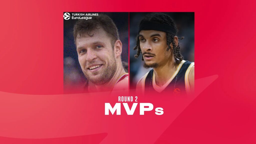 Форвард "Олімпіакоса" і центровий АСВЕЛа – MVP 2-го туру Євроліги 2 Форвард "Олімпіакоса" і центровий АСВЕЛа – MVP 2-го туру Євроліги 1