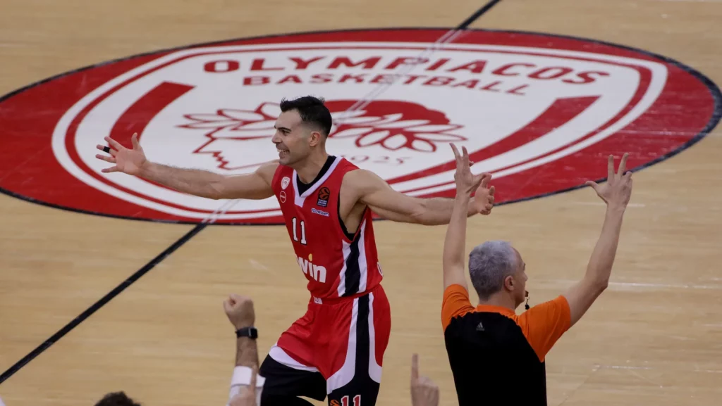 "Олимпиакос" вырвал победу броском с сиреной овертайма, "Жальгирис" выиграл, уступая 99% времени 2 "Олимпиакос" вырвал победу броском с сиреной овертайма, "Жальгирис" выиграл, уступая 99% времени 1