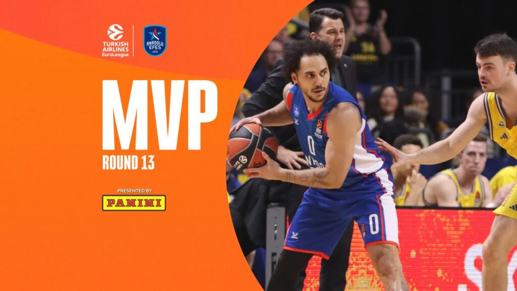 Розігруючий "Анадолу Ефеса" – MVP 13-го туру Євроліги 2 Розігруючий "Анадолу Ефеса" – MVP 13-го туру Євроліги 1