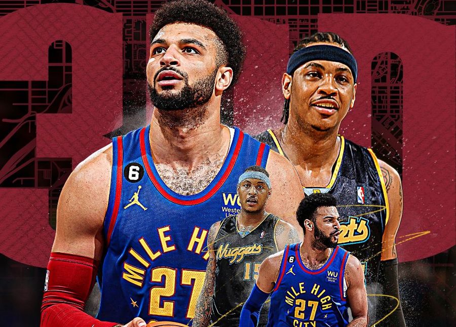 Джамал Мюррей вийшов на третє місце в історії "Денвера" за набраними очками в плей-оф 2 Джамал Мюррей вийшов на третє місце в історії "Денвера" за набраними очками в плей-оф 1