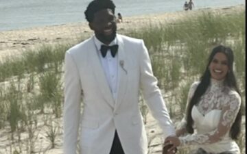 Джоел Ембіід одружився 45 - basket.com.ua