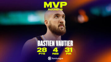Центровий АСВЕЛа – MVP 18-го туру Євроліги 35 - basket.com.ua