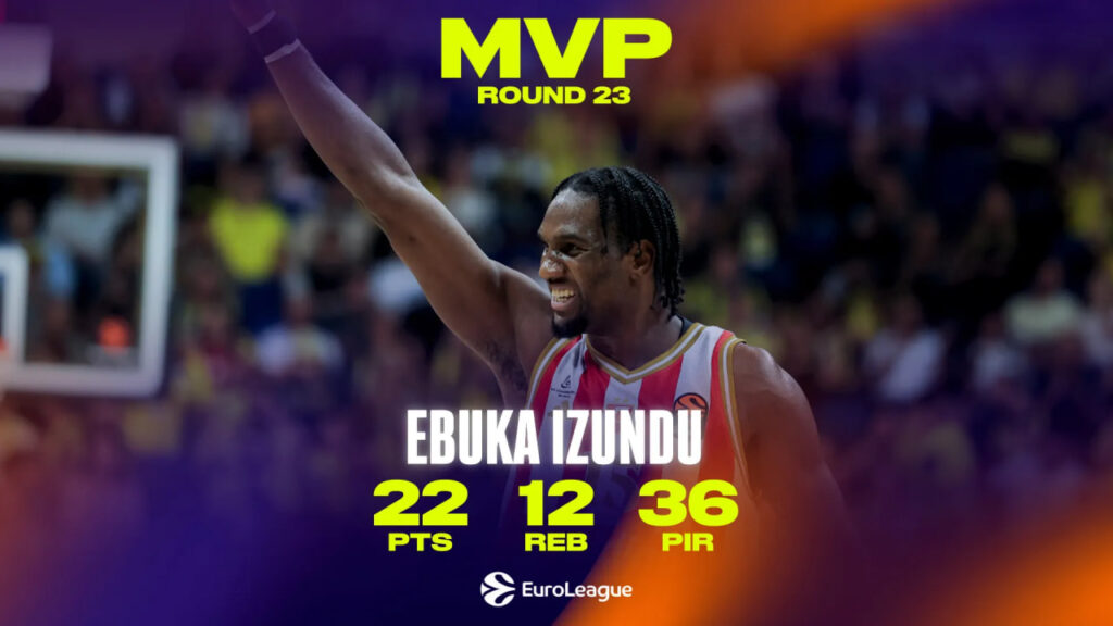 Центровий "Црвєни Звєзди" – MVP 23-го туру Євроліги 2 - basket.com.ua Центровий "Црвєни Звєзди" – MVP 23-го туру Євроліги 1 - basket.com.ua