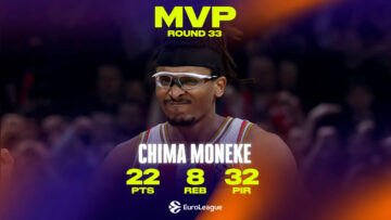 Форвард "Црвєни Звєзди" – MVP 33-го туру Євроліги 25 - basket.com.ua
