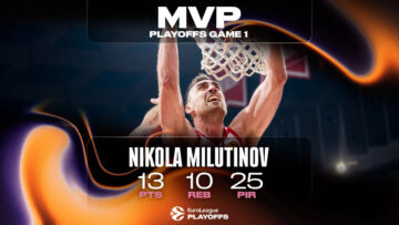 Центровий "Олімпіакоса" – MVP перших матчів плей-офф Євроліги 45 - basket.com.ua
