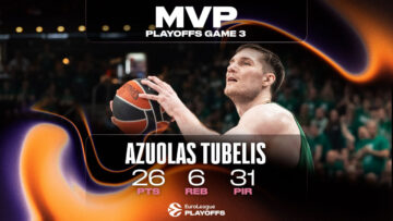 Форвард "Жальгіріса" – MVP третіх матчів плей-офф Євроліги 33 - basket.com.ua