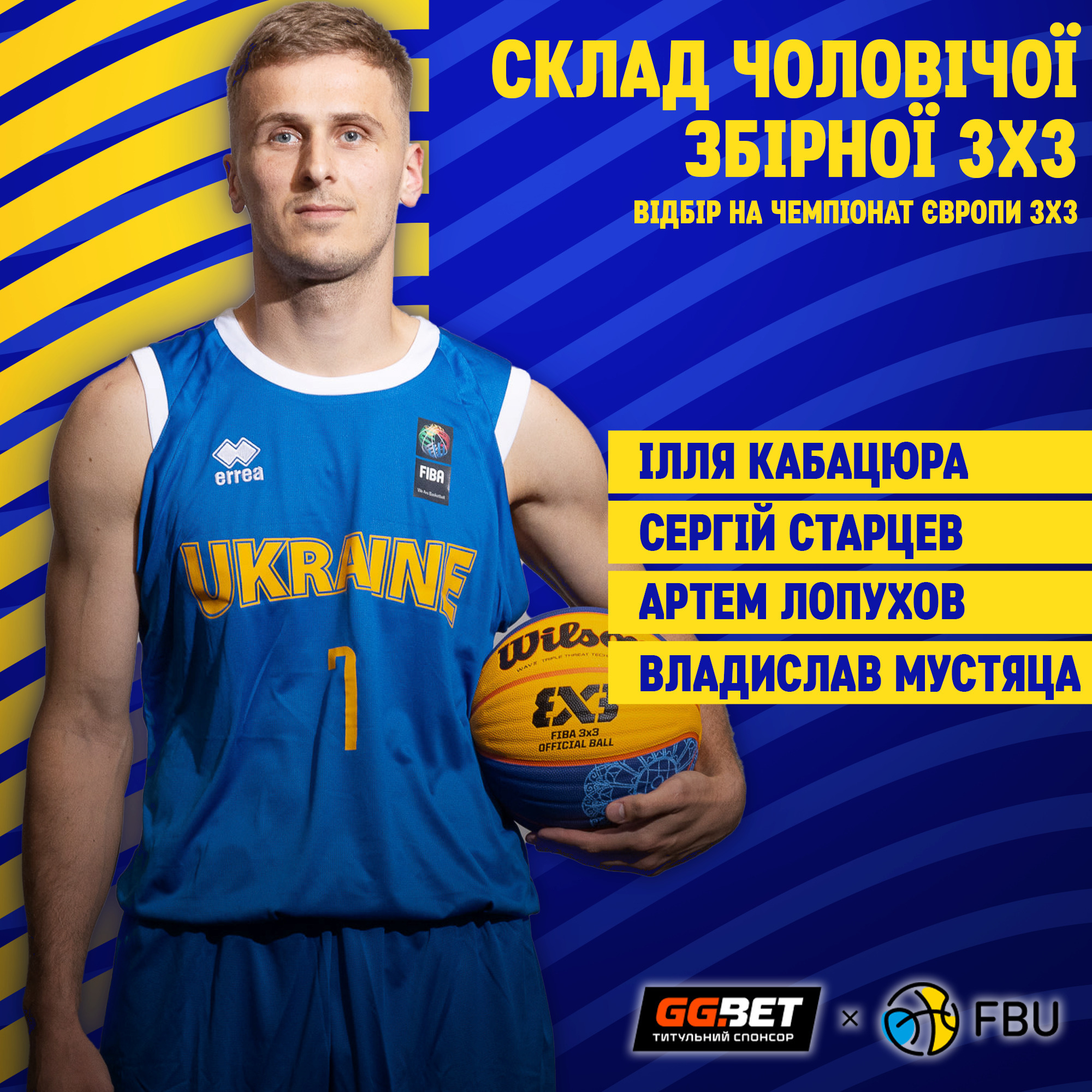 Визначився склад чоловічої збірної України 3х3 на кваліфікацію чемпіонату Європи 4 - basket.com.ua Визначився склад чоловічої збірної України 3х3 на кваліфікацію чемпіонату Європи 3 - basket.com.ua