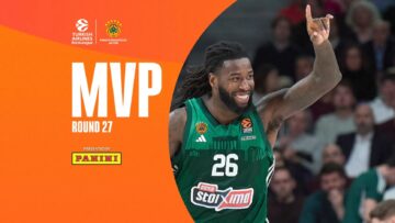 Центровий "Панатінаїкоса" – MVP 27-го туру Євроліги 25 - basket.com.ua