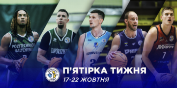 Визначилась символічна збірна та MVP другого ігрового тижня Суперліги Favbet 23 - basket.com.ua
