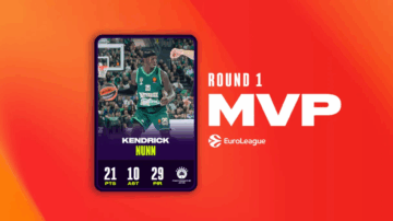 Захисник "Панатінаїкоса" – MVP 1-го туру Євроліги 33