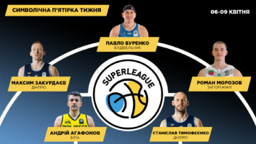 Андрій Агафонов вдруге поспіль став MVP тижня в Суперлізі 51