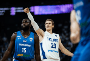 Маркканен завдяки 43 очкам проти Великої Британії вдруге увійшов до десятки найкращих бомбардирів в історії Євробаскета 29