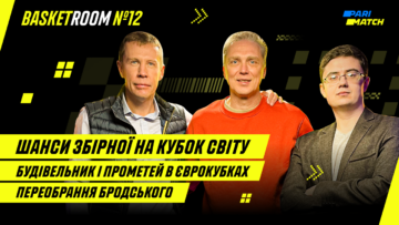 BasketRoom №12. Дві перемоги збірної, Будівельник і Прометей в Європі, Бродський знову очолив ФБУ 63