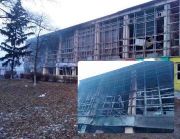 В Києві в результаті обстрілу київської телевежі згоріла баскетбольна зала Авангард 103 - basket.com.ua