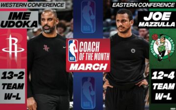 Іме Удока та наставник Михайлюка - найкращі тренери місяця в НБА 63 - basket.com.ua