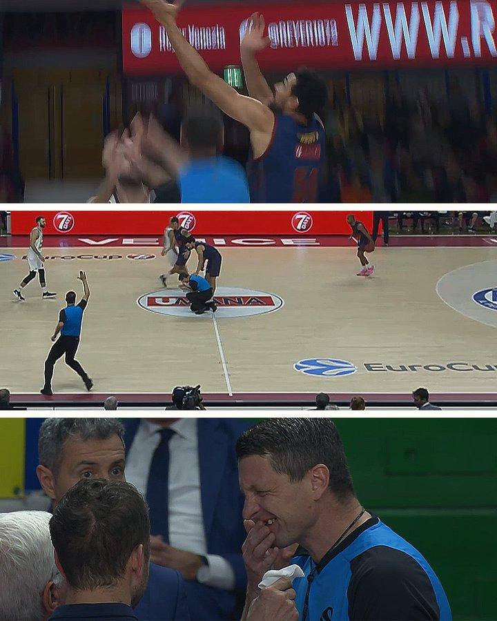 Арбітру вибили зуб при стартовому вкиданні у матчі Єврокубку 4 - basket.com.ua Арбітру вибили зуб при стартовому вкиданні у матчі Єврокубку 3 - basket.com.ua
