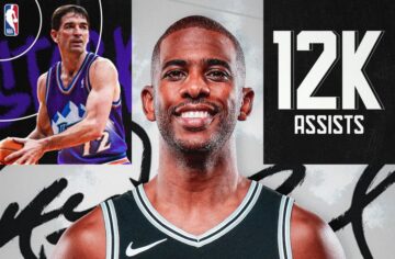 Кріс Пол - третій гравець в історії НБА, який віддав більше 12 тисяч передач 57