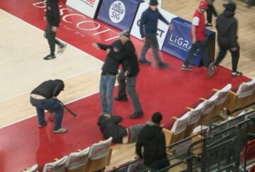 Після матчу чемпіонату Ізраїлю фанати команд влаштували масову бійку на арені 25