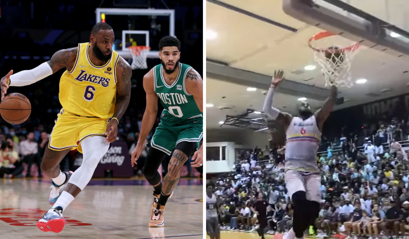 Леброн Джеймс і Джейсон Татум виступили в The CrawsOver, але гру закінчили раніше 1 - basket.com.ua