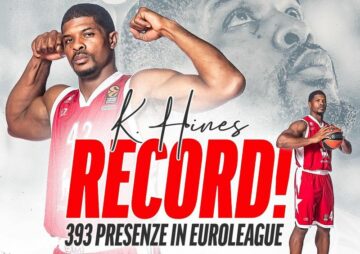 Кайл Хайнс став рекордсменом Євроліги за кількістю зіграних матчів 29