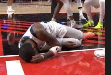 Кайрі покинув арену на інвалідному візку. Бігмен "Далласа" наніс серйозну травму Ірвінгу 49 - basket.com.ua