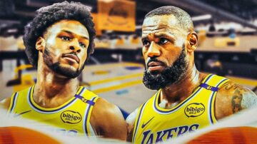 Леброн поділився враженнями від першої спільної гри з Бронні у матчі НБА 55