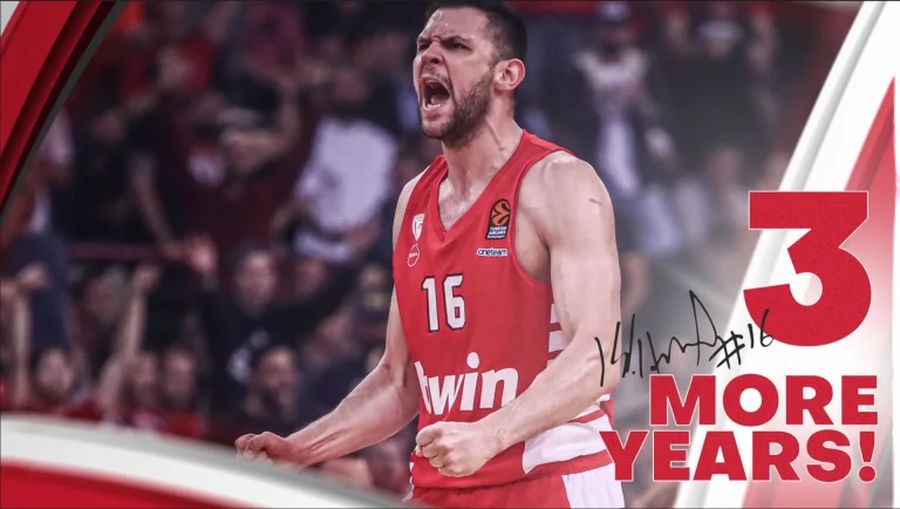 "Олімпіакос" продовжив контракт з лідером команди 2 - basket.com.ua "Олімпіакос" продовжив контракт з лідером команди 1 - basket.com.ua