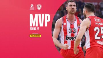 Центровий "Олімпіакоса" – MVP 22-го туру Євроліги 45 - basket.com.ua