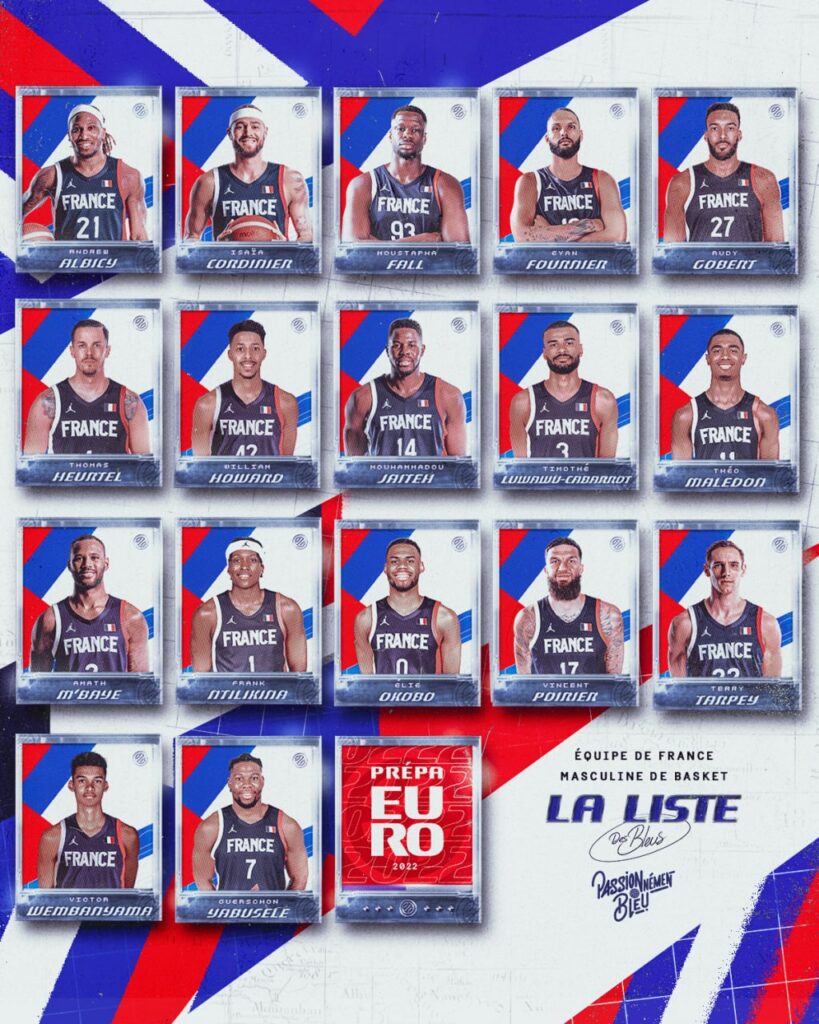 Франція оголосила розширену заявку на Євробаскет-2022 4 - basket.com.ua Франція оголосила розширену заявку на Євробаскет-2022 3 - basket.com.ua