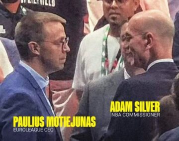 Голова НБА і керівник Євроліги вперше зустрілися на матчі в Абу-Дабі 41