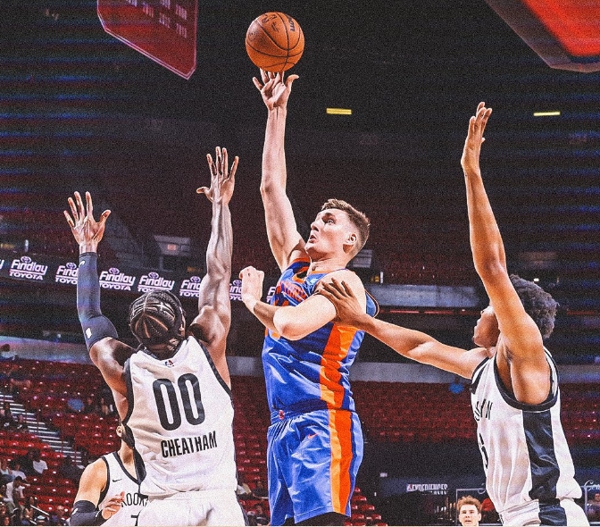 Дмитро Скапінцев оцінив шанси отримати місце в заявці клубу НБА після феєричної гри в Літній лізі 1 - basket.com.ua