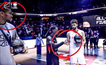 Янніс Адетокумбо і Альперен Шенгюн публічно продемонстрували зневагу один до одного на церемонії Євробаскету 53