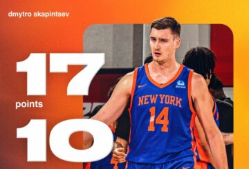 Дмитро Скапінцев оформив дабл-дабл та зробив 3 блок-шоти у матчі проти "Детройта" 25 - basket.com.ua