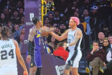 Польський гравець "Сперс" влаштував штовханину з одноклубником Леня 25