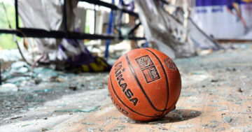 Smoove показав кадри із розбомбленого оккупантами столичного спорткомплексу «Авангард» 67 - basket.com.ua
