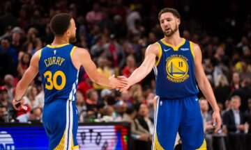 Стефен Каррі відреагував на перехід в інший клуб Клея Томпсона, з яким разом грав останні 13 років 39 - basket.com.ua