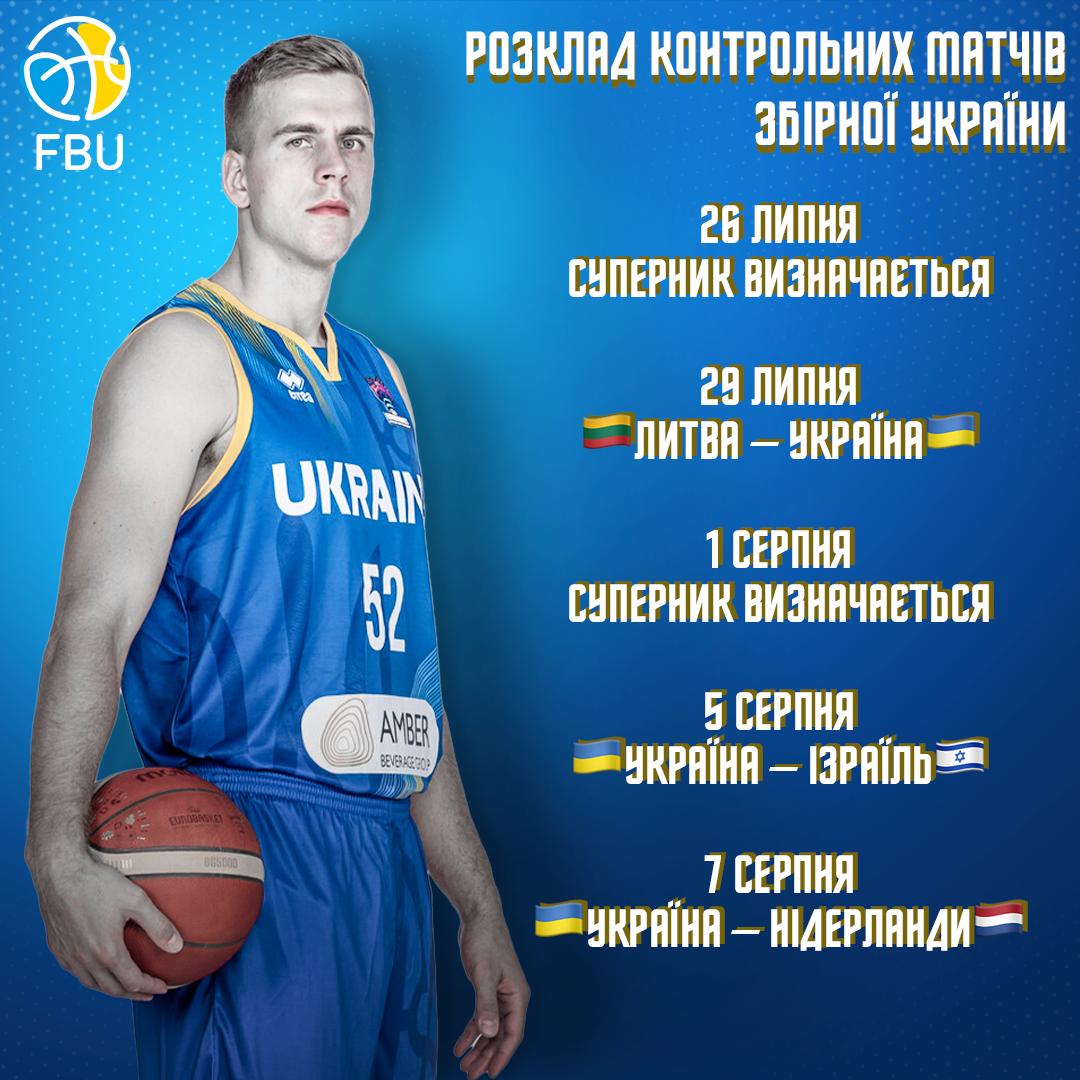 Визначились три суперники збірної України по контрольних матчах 4 - basket.com.ua Визначились три суперники збірної України по контрольних матчах 3 - basket.com.ua