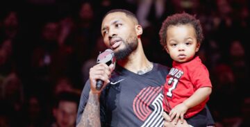 "Портленд" провів церемонію на честь Деміана Лілларда 45 - basket.com.ua