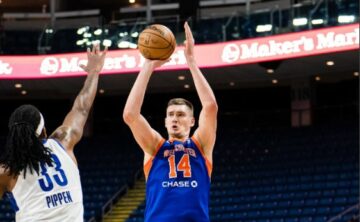 Дмитро Скапінцев відіграв 20 хвилин в матчі G-ліги 49 - basket.com.ua